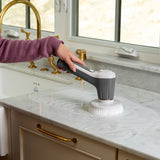 Power Scrubber with Cleanser Reservoir