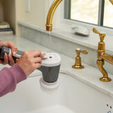 Power Scrubber with Cleanser Reservoir