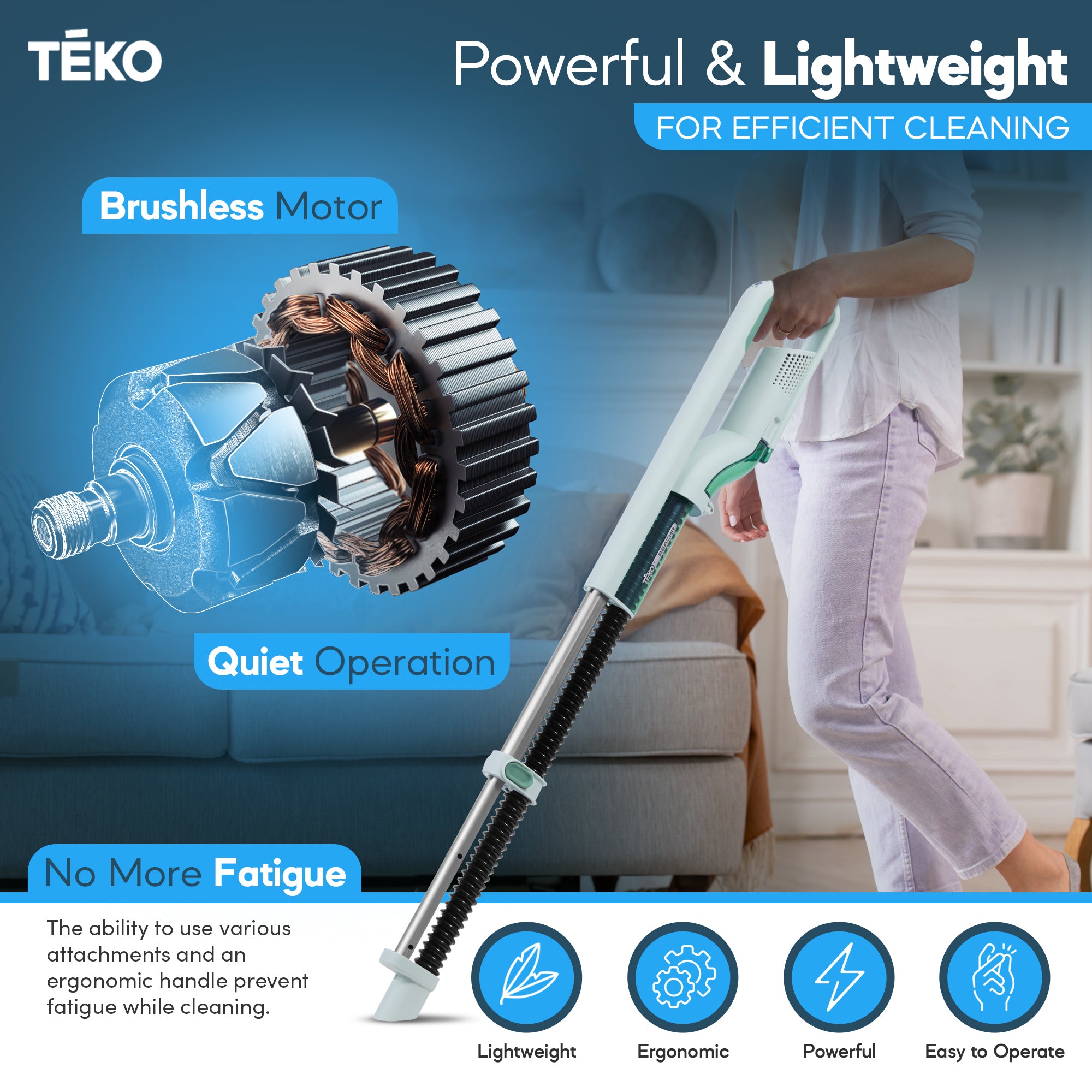 Teko Reachr Handheld Vacuum