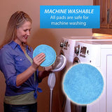 Blue Microfiber Mop Polishing Pad Pack