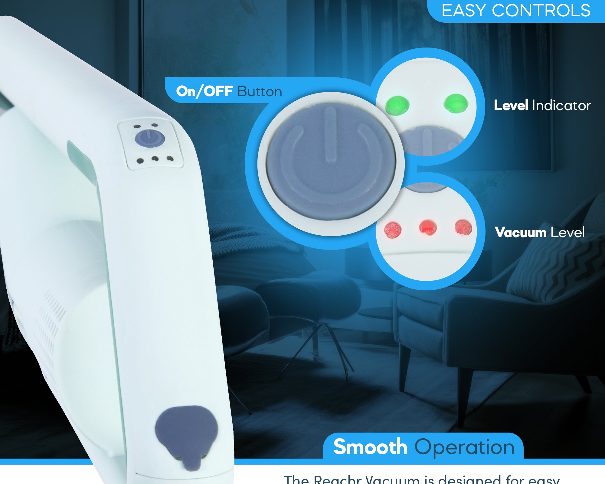 Teko Reachr Handheld Vacuum