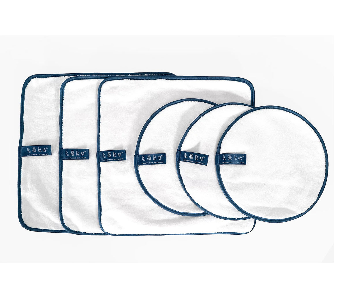 Microfiber Cleaning Pads, Set of 6