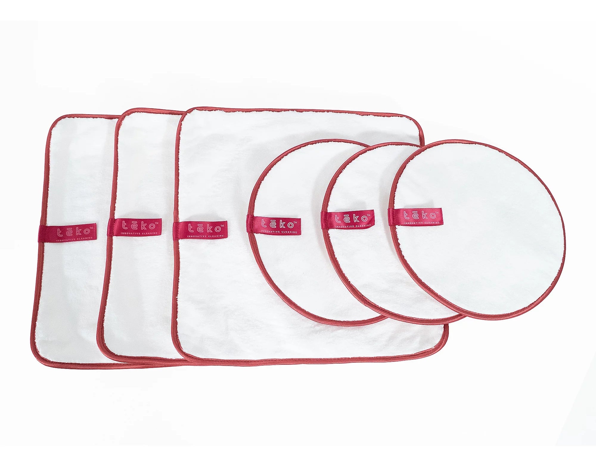 Microfiber Cleaning Pads, Set of 6