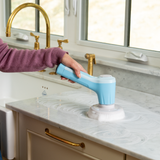 Power Scrubber with Cleanser Reservoir