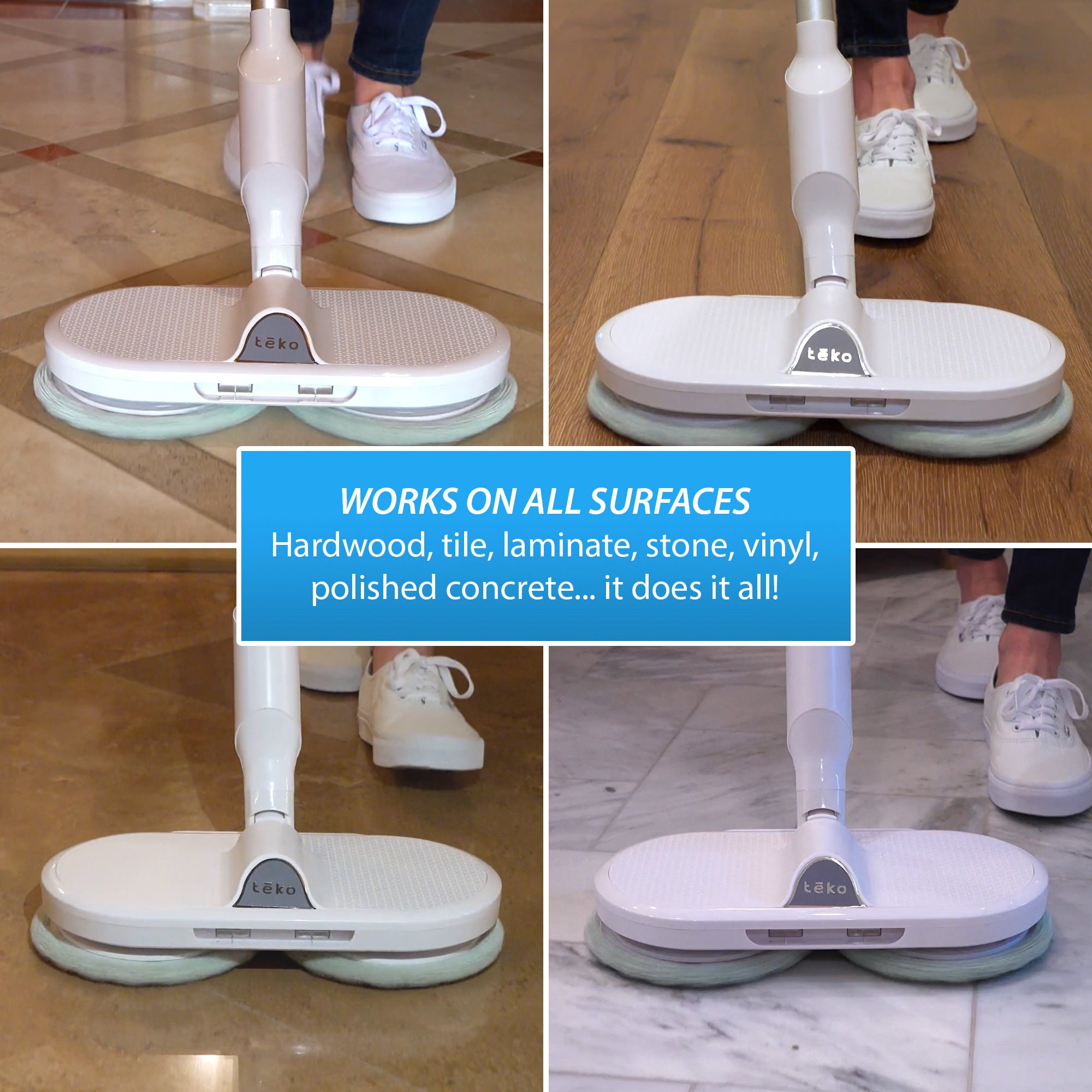 NEW Cordless Electric Mop for Floor Cleaning - household items